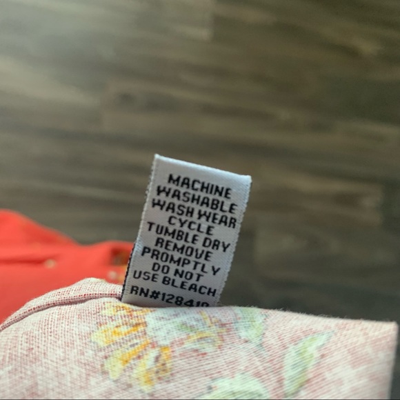 Ann Mashburn red floral skirt size XS - Picture 9 of 9